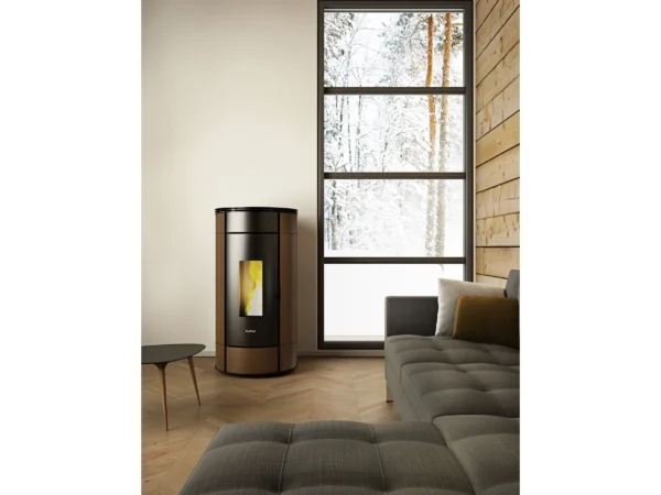 Freepoint Pelletofen Globe Stahl Braun 10,5 kW EEK: A+ – Image 4