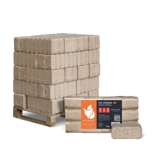 Heizfuxx Holzbriketts Ruf Original Red 10kg x 30 Gebinde 300kg Palette