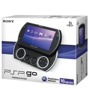 PSP - Konsole PSP GO #Piano Black / schwarz + Netzteil (mit OVP) (gebraucht)
