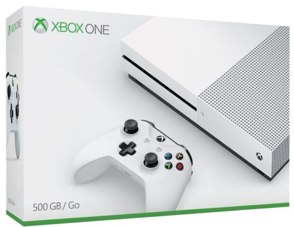 Xbox One - Konsole Slim 500GB #weiß + Original Controller + Zubehör (mit OVP) (sehr guter Zustand) (gebraucht)