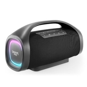 Vieta Pro #THUNDER tragbarer Bluetooth Lautsprecher, Schwarz