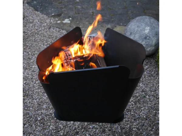 VASNER Merive M2 Feuerkorb mittelhoch abgerundet Schwarz – Image 9
