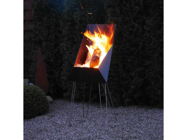 VASNER Merive M4 Feuerkorb mittelhoch eckig Schwarz – Image 7