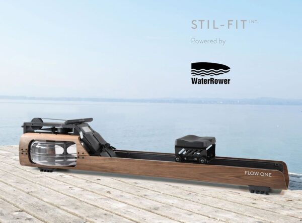 Stil-Fit Rudergerät FLOW ONE Walnuss – Image 6