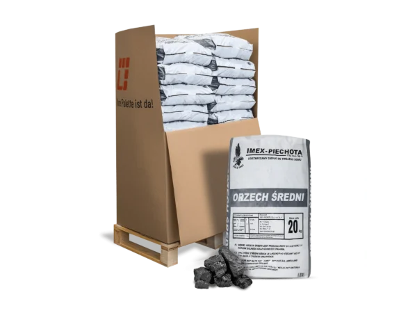 Anmag Steinkohle 25 - 60 Mm 20kg x 15 Sack 300kg Palette