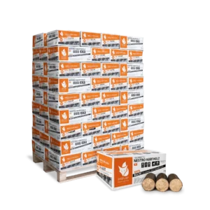 Heizfuxx Holzbriketts Nestro Hartholz m 12kg x 81 Karton 972kg Palette