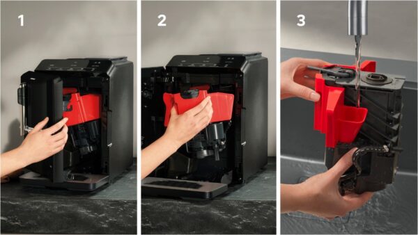 Siemens EQ 300 Kaffeevollautomat klavierlack schwarz – Image 7