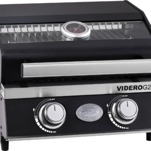 Rösle Gasgrill BBQ-Portable Videro G2-P 50 mbar Schwarz