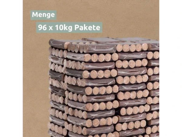 Holz4home Hartholz Eichenbriketts Holzbriketts 960 Kg Pro Palette – Image 3