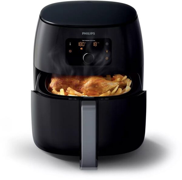 Philips Airfryer XXL HD9650/90 Heißluftfriteuse, 1.4 kg, LCD Display, schwarz – Image 3
