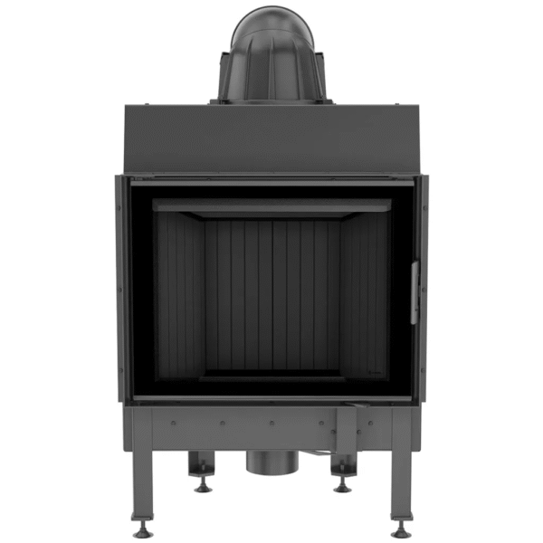 Kamineinsatz aus Stahl NADIA 12 kW Ø 200 schwarz Verkleidung – Image 4